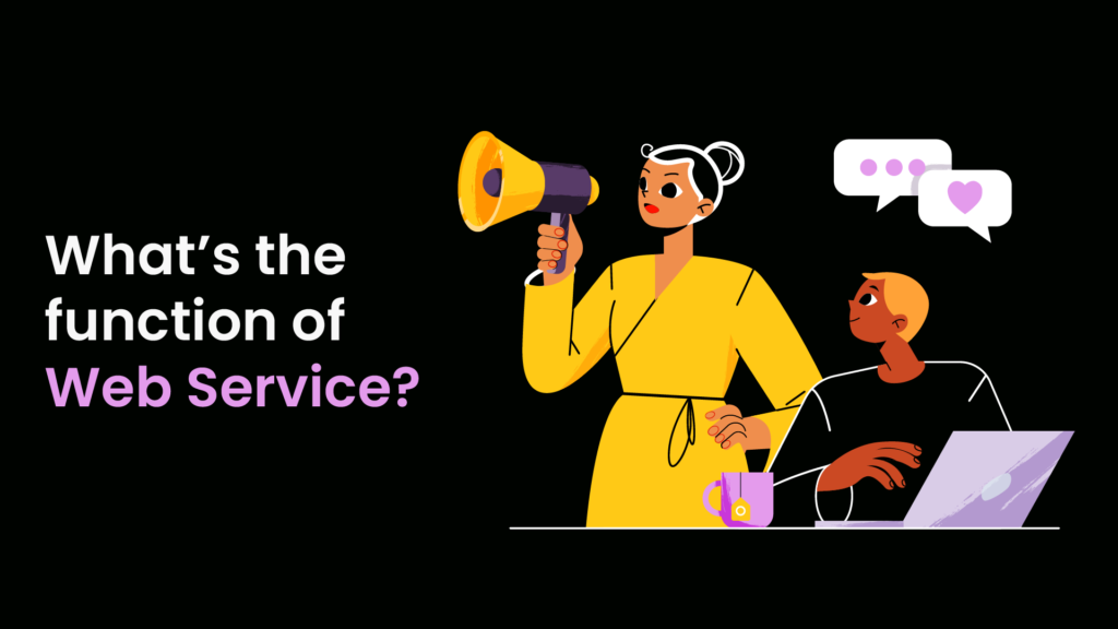 What is the function of web service
