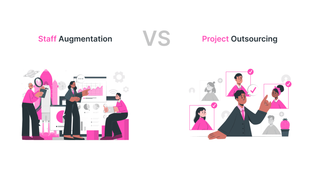 Staff Augmentation VS Outsourcing